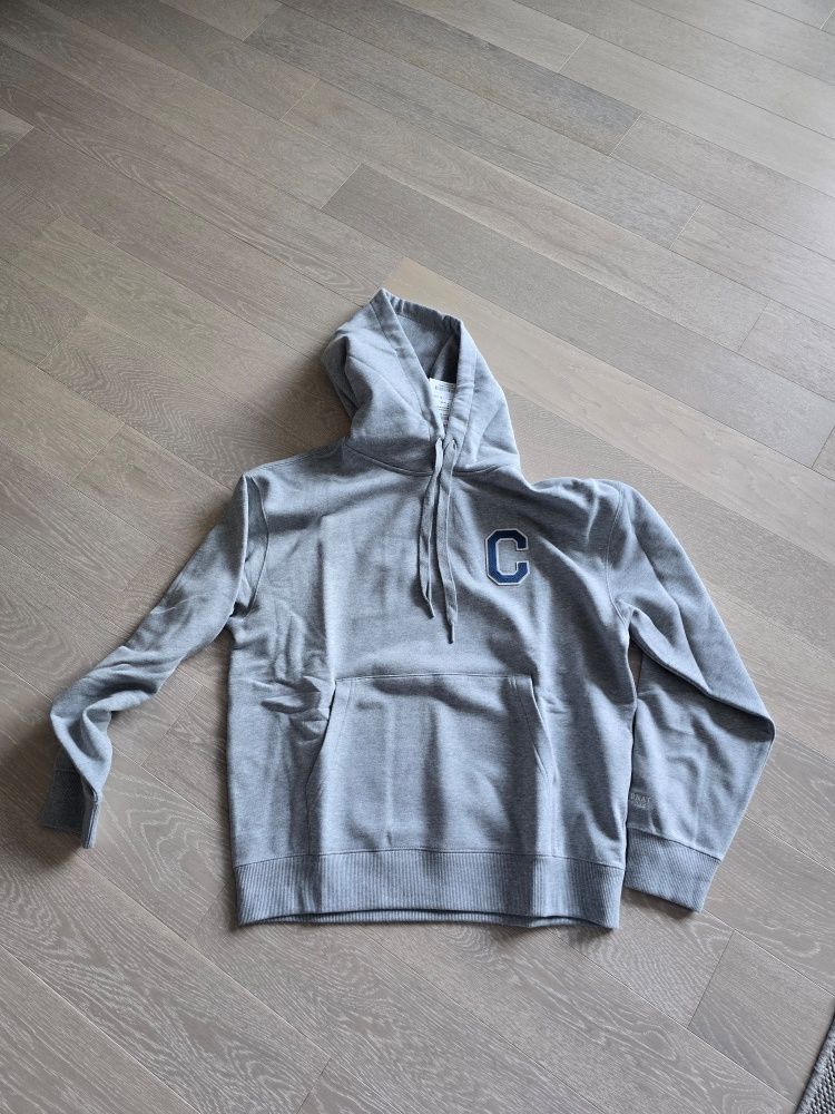 MUSINSA | COVERNAT C Logo Hoodie Oatmeal
