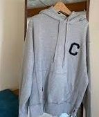 MUSINSA | COVERNAT C logo hoodie melange gray