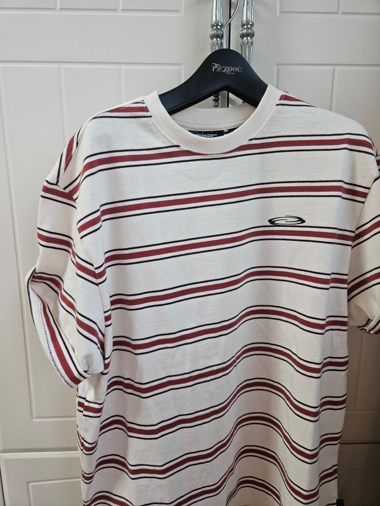 Tシャツ・カットソー Opening Project Small Logo Multi Stripe T Shirt Navy MUSINSA | OPENING PROJECT Small Logo Multi Stripe T Shirt - Navy
