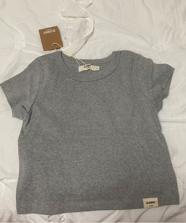★GLOWNY★ G COMFORT MINI TEE BLACK MUSINSA | GLOWNY G COMFORT MINI TEE (BLACK)