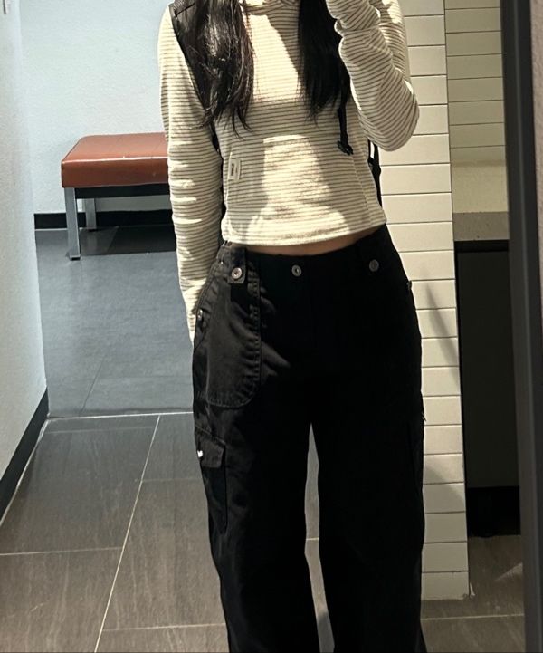 MUSINSA | GLOWNY G COMFORT HOODIE (STRIPE)