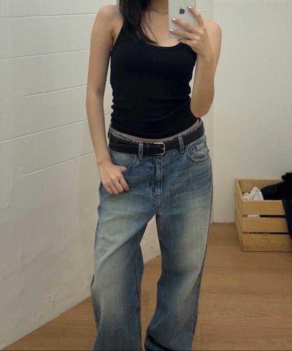 MUSINSA | GLOWNY THE JANE JEANS (BLUE)