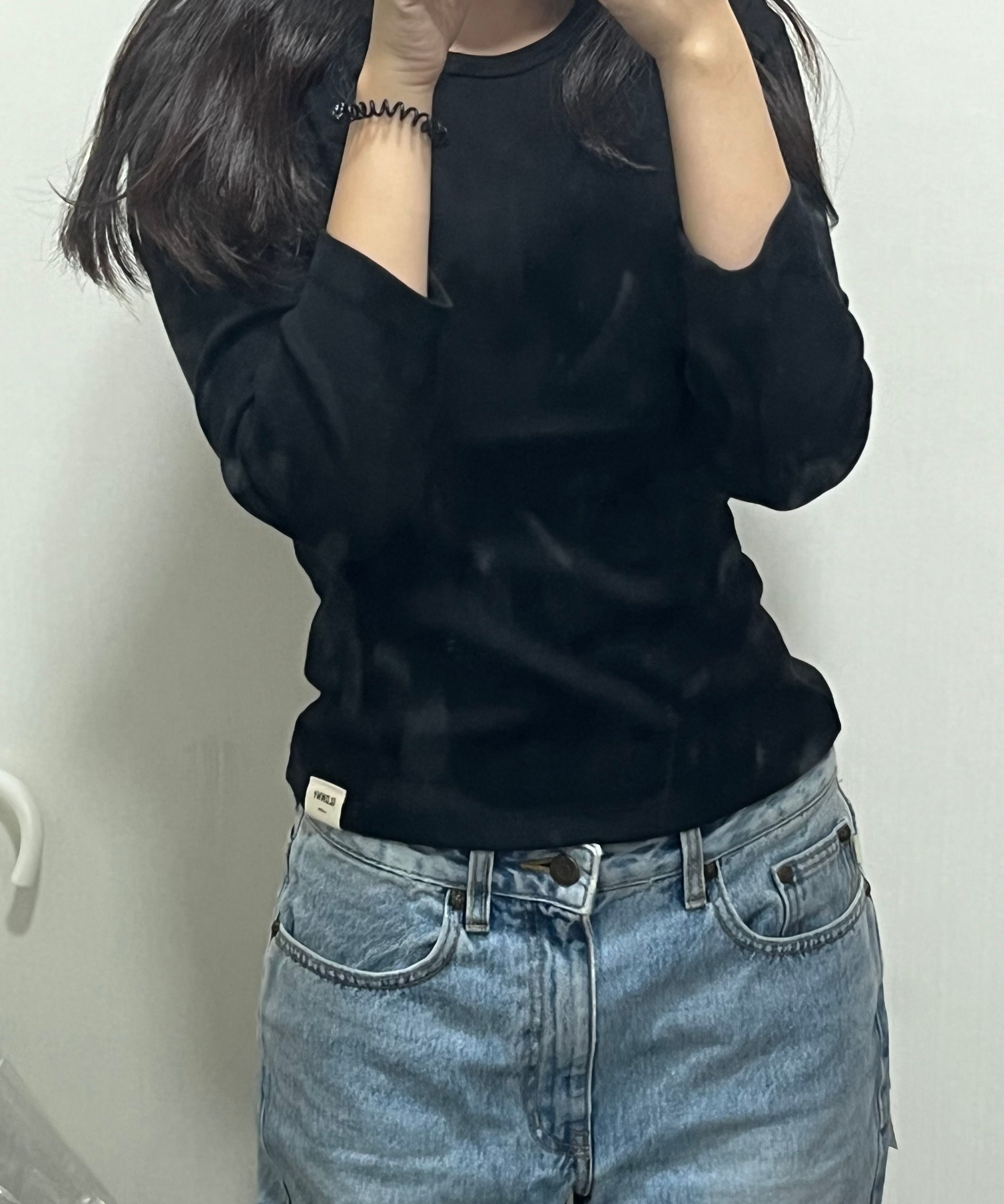 MUSINSA | GLOWNY THE JANE JEANS (DEEP BLUE)