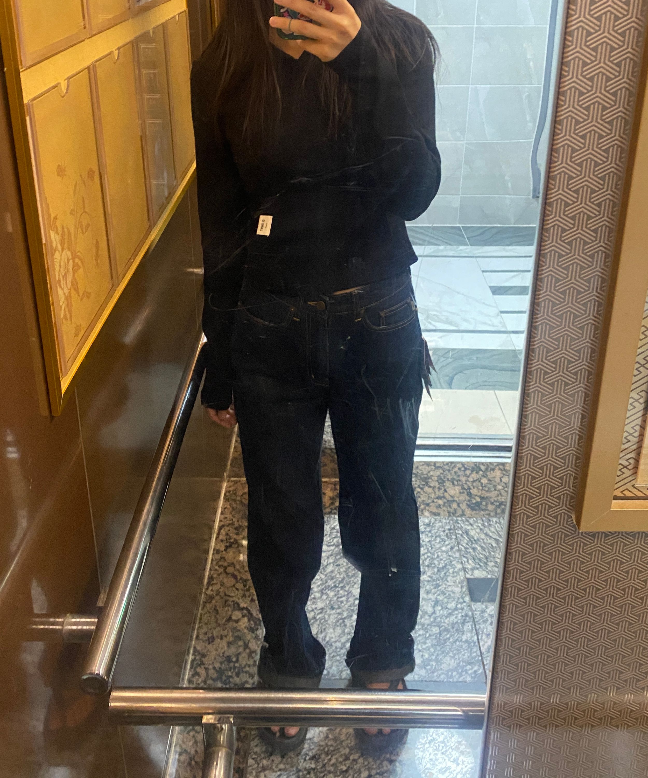 THE EMMA JEANS (DEEP BLUE) - GLOWNY