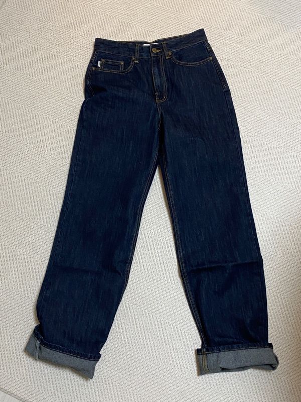 MUSINSA | GLOWNY THE EMMA JEANS (BLUE)