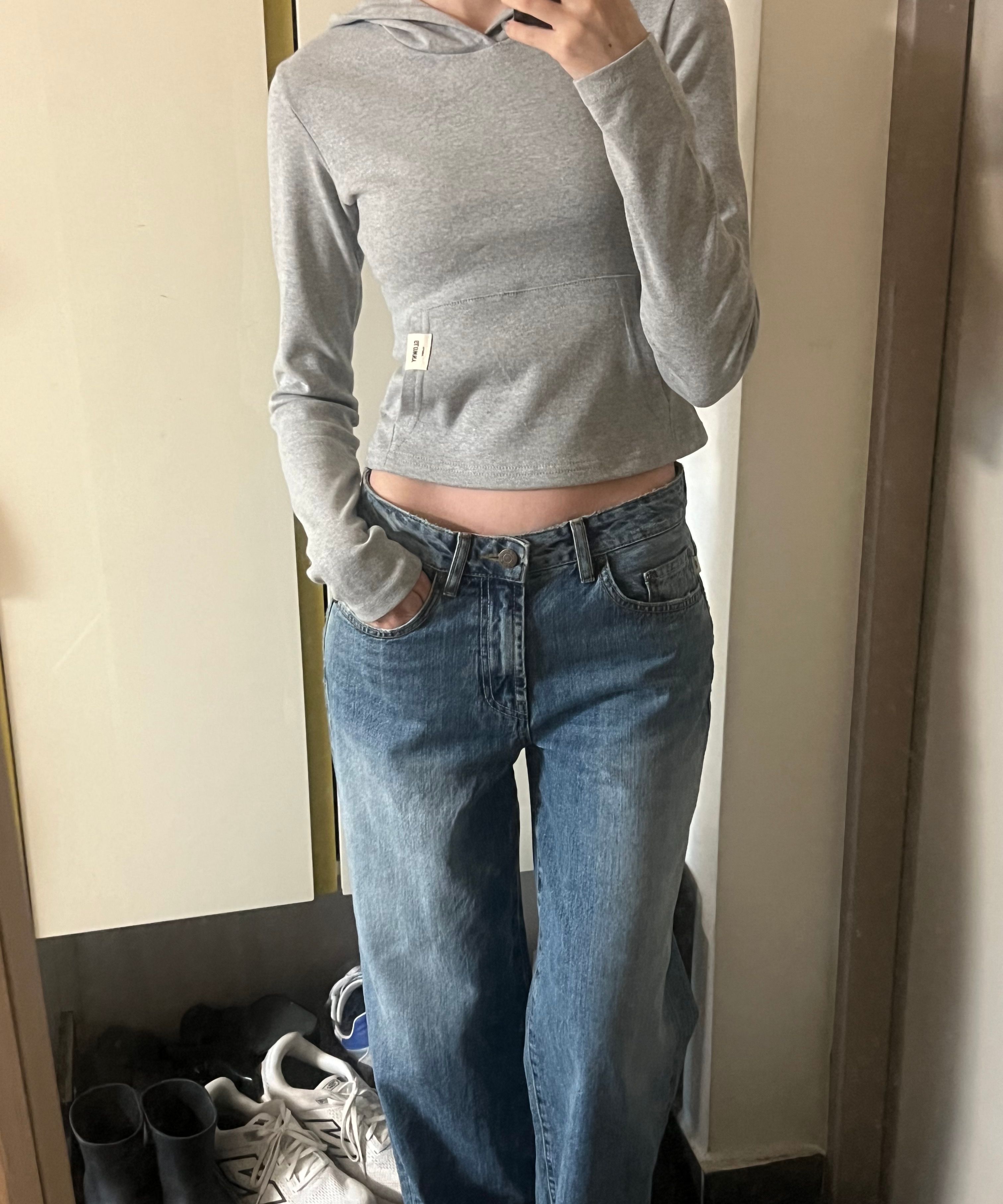 ★ GLOWNY★ THE HANNAH JEANS DEEP BLUE GC25SSJS005DB MUSINSA | GLOWNY THE HANNAH JEANS (DEEP BLUE)