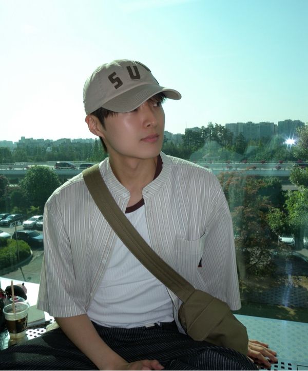 MUSINSA公式 | SUNLOVE Staccato Cap Navy