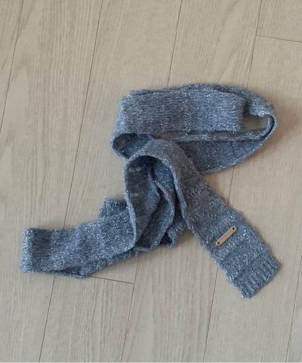 【typeservice】24fw Pailletted Muffler MUSINSA | TYPESERVICE Pailletted Muffler [Blue]