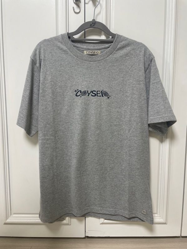 MUSINSA | COYSEIO LITTLE STARS REGULAR T-SHIRT CHARCOAL
