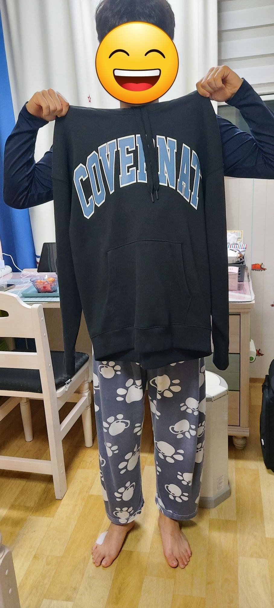 パーカー・フーディ COVERNAT ARCH LOGO DROP FIT HOODIE SA073 COVERNAT ARCH LOGO DROP FIT HOODIE SA073 (COVERNAT/パーカー