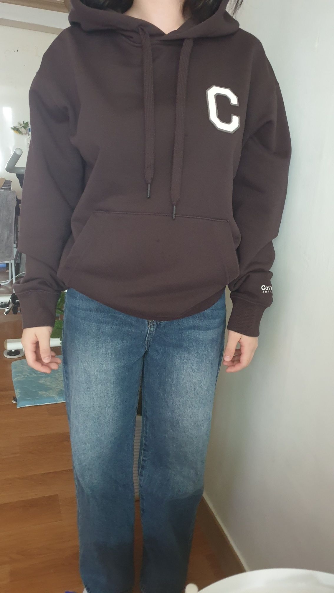 MUSINSA | COVERNAT C Logo Hoodie Purple