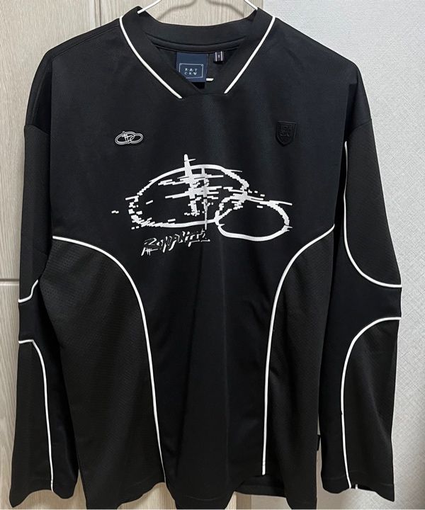 ROMANTIC CROWN★Unisex★PIPING SPORTS JERSEY Vol.3_2色 MUSINSA | ROMANTIC CROWN Piping Sports Jersey Vol.3_Black