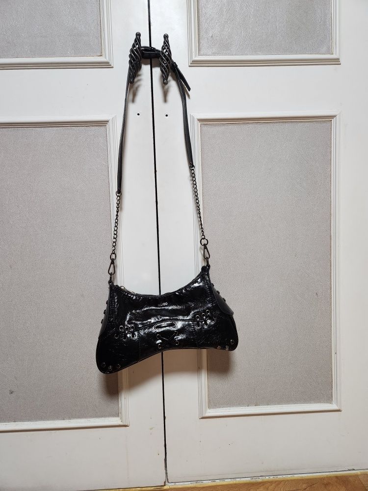 ●ILLIGO● Eyelet Stud Shoulder Bag Grey 5011544533 MUSINSA | ILLIGO Eyelet Stud Shoulder Bag Grey