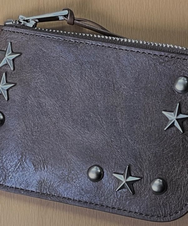 MUSINSA | ILLIGO Western Card Wallet Charcoal