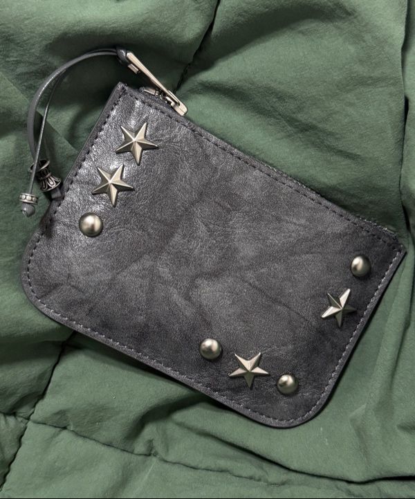 MUSINSA | ILLIGO Western Card Wallet Brown