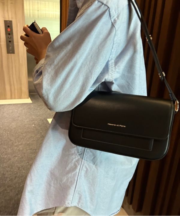 ショルダーバッグ・ポシェット [HELENE PARIS] Maroon Square Shoulder Bag MUSINSA | HELENE PARIS Maroon square shoulder bag