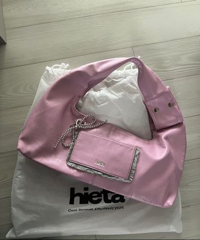 hieta tina butter ショルダーバッグ HIETA ピンクショルダーバッグ