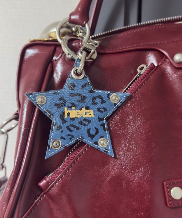 ■Hieta■ Tanny  Blue Leopard Keyring MUSINSA | HIETA Tanny Keyring / Blue Leopard