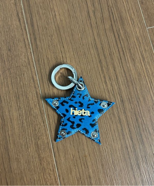 ■Hieta■ Tanny  Blue Leopard Keyring MUSINSA | HIETA Tanny Keyring / Blue Leopard
