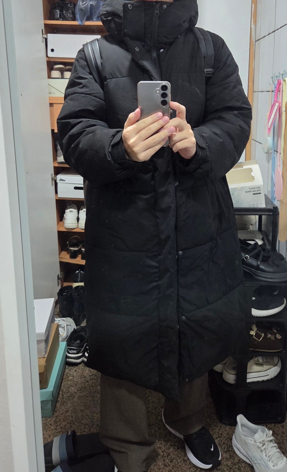 ロングダウンすえひろがり様 HER. ダウンコート ダウンジャケット REMI×HER．ロングダウン