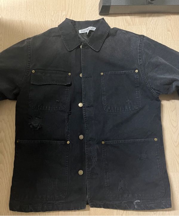 マウンテンパーカー PARTIMENTO 3M Thinsulate VTG Washed Chore Jacket Quilted Lin PARTIMENTO