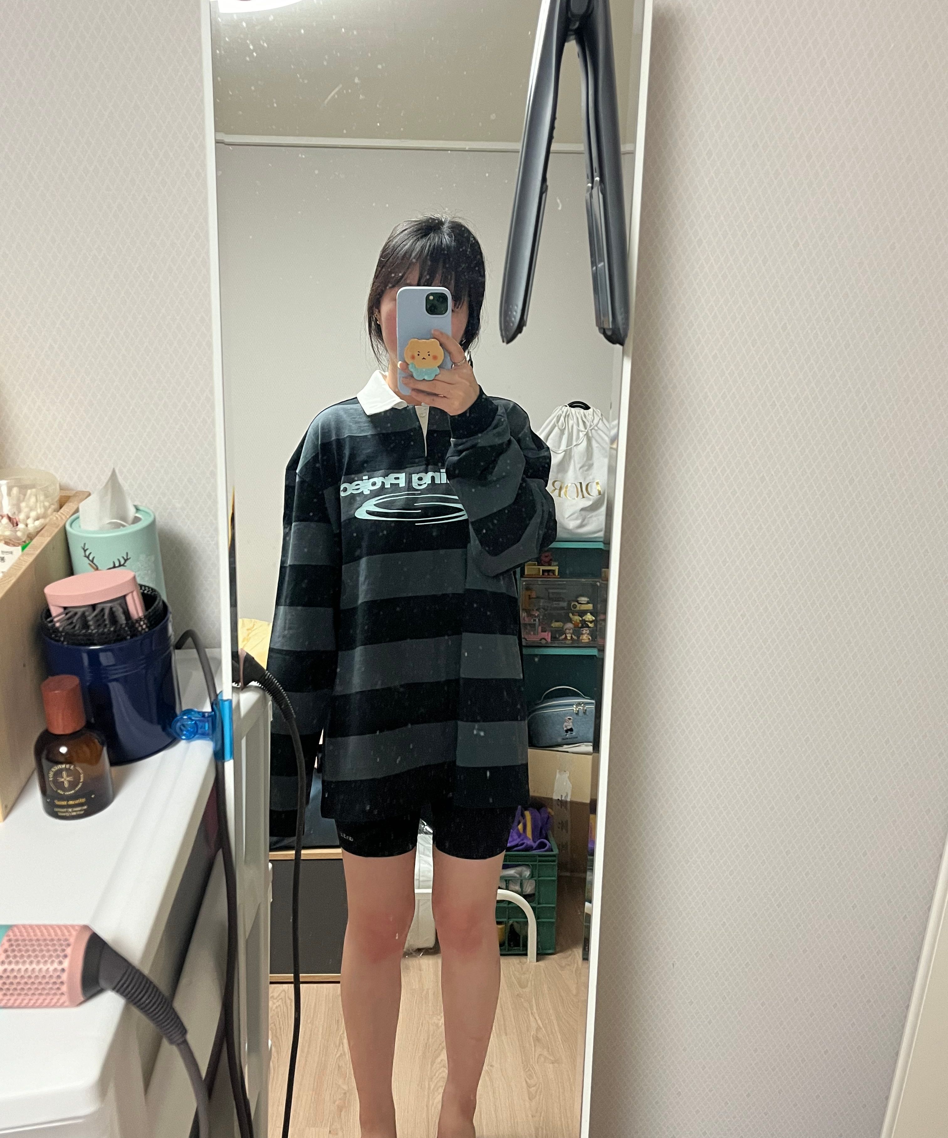 ☆人気【Opening Project】☆W IDENTITY STRIPE COLLAR T SHIR.T MUSINSA | OPENING PROJECT Identity Stripe Collar Half T