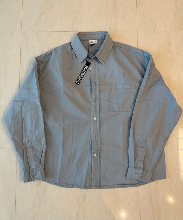MUSINSA | PARTIMENTO VTG Washed Essential Shirt Khaki