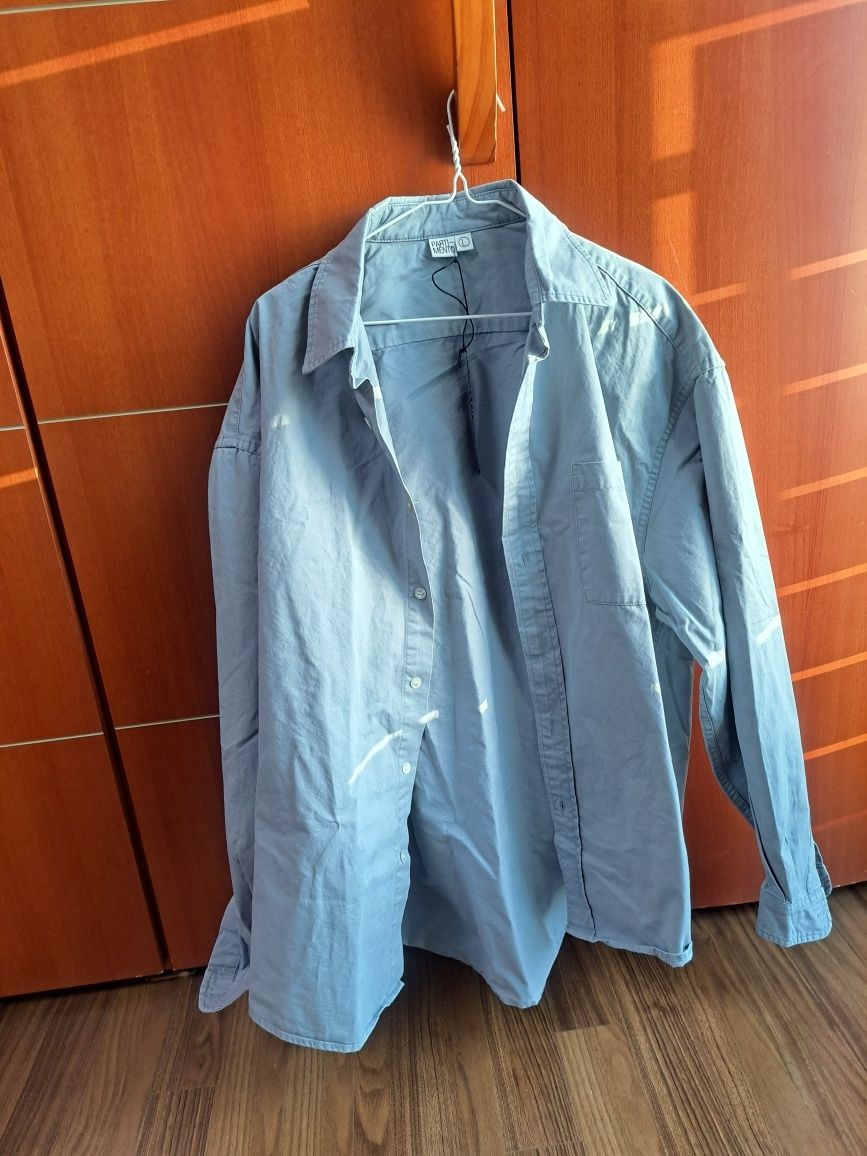★PARTIMENTO★ VTG Washed Boxy Overfit Half Shirts Moss Khak PARTIMENTO
