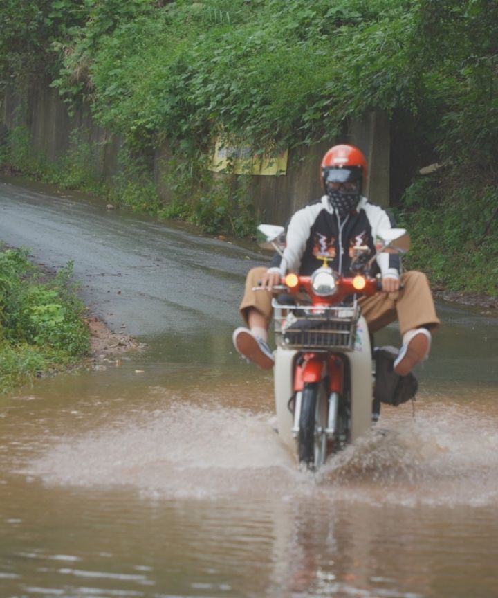 MUSINSA公式 | XTONZ XTK095 Hot Rod Souvenir Knit Zip-up (BLACK)
