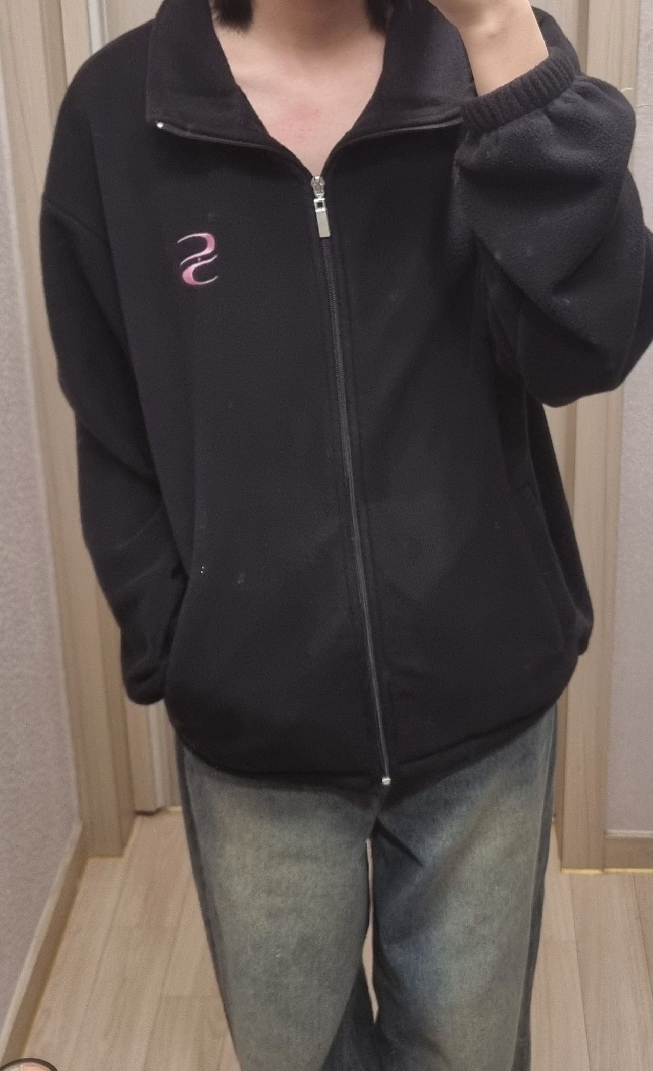 韓国発!【SORANO】Basic Logo FLEECE JACKET/男女共用 韓国発!【SORANO】Basic Logo FLEECE JACKET/男女共用