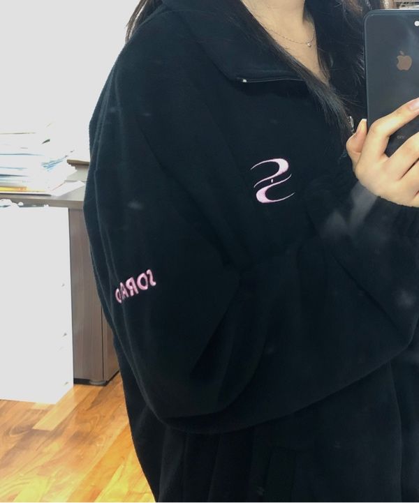 韓国発!【SORANO】Basic Logo FLEECE JACKET/男女共用 MUSINSA | SORANO SORANO Basic Logo FLEECE JACKET [2Color]