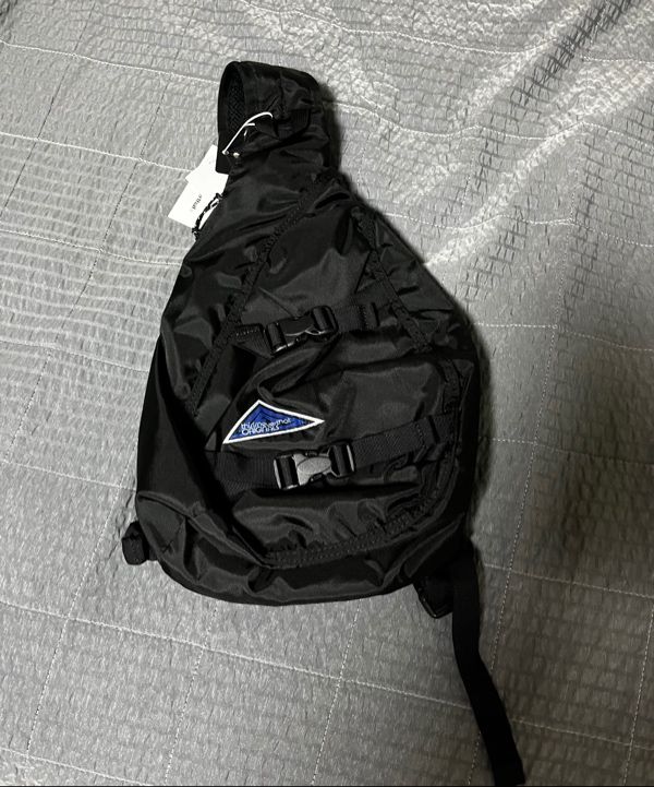 MUSINSA公式 | thisisneverthat Washed Nylon Sling Bag Black