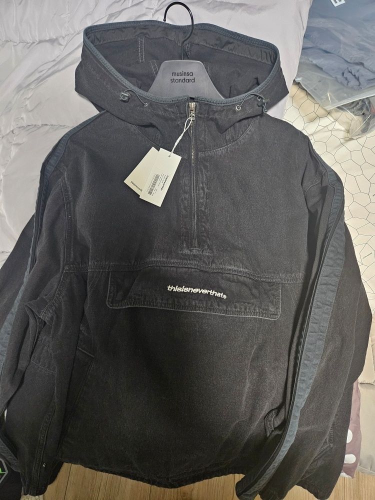 MUSINSA公式 | thisisneverthat (FW24) Anorak Jacket Black