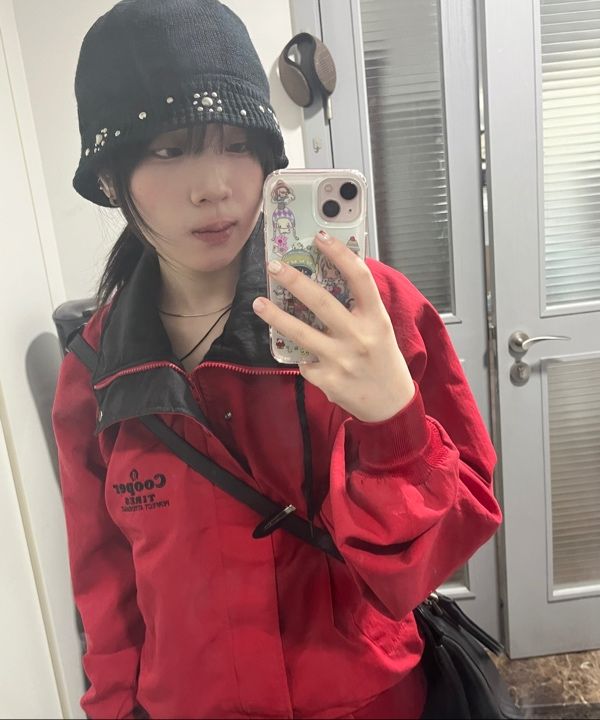 MUSINSA公式 | AAKAM Multi Studded Knit Bucket Hat (Flower)