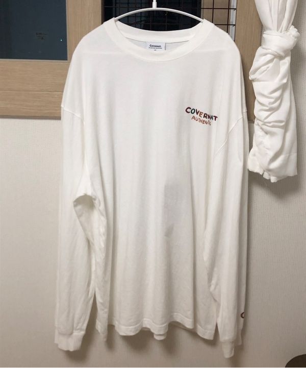 Tシャツ・カットソー COVERNAT Iceland Line Graphic Long Sleeve White MUSINSA | COVERNAT Iceland Line Graphic Long Sleeve White