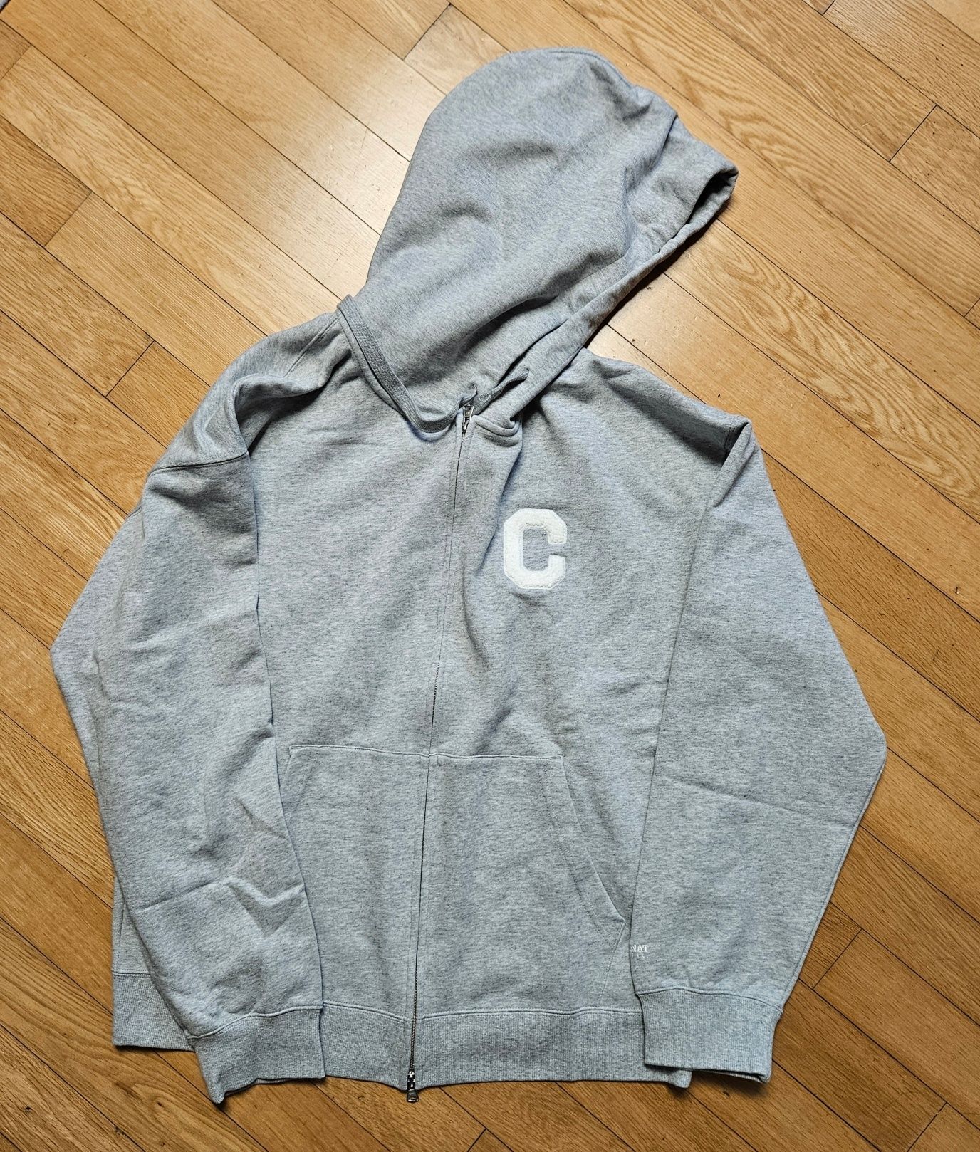 ★COVERNAT★ C logo hoodie zip-up melange gray C Logo Hooded Zip-Up Melange Gray - Covernat | 60% - Asian