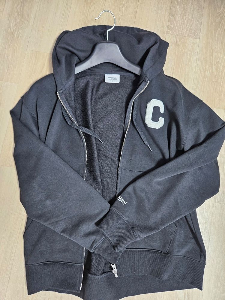[COVERNAT]★24FW★韓国人気★C-LOGO HOODIE ZIP-UP MUSINSA | COVERNAT C Logo Hoodie Zip-up Black
