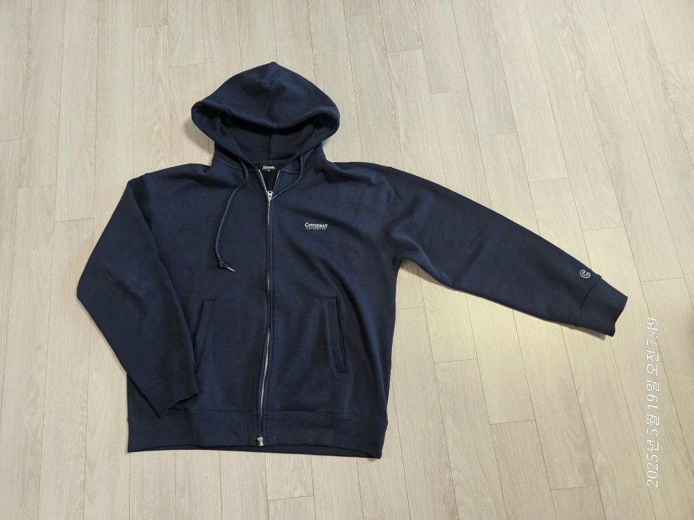 ★COVERNAT★ Small Authentic Hoodie Zip-Up Navy MUSINSA | COVERNAT Small Authentic Hoodie Zip-Up Navy