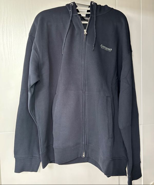 ★COVERNAT★ Small Authentic Hoodie Zip-Up Navy MUSINSA | COVERNAT Small Authentic Hoodie Zip-Up Navy