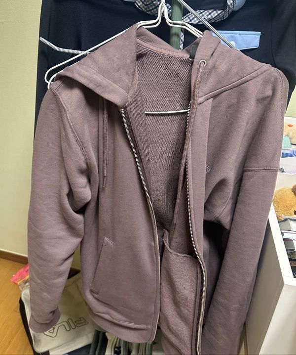 MUSINSA | COVERNAT Small Authentic Hoodie Zip-Up Brown