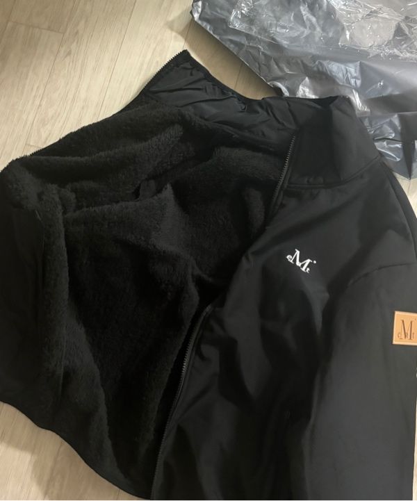 MUSINSA | MUCENT Mika Wool Lining Hooded Fleece Jacket (2