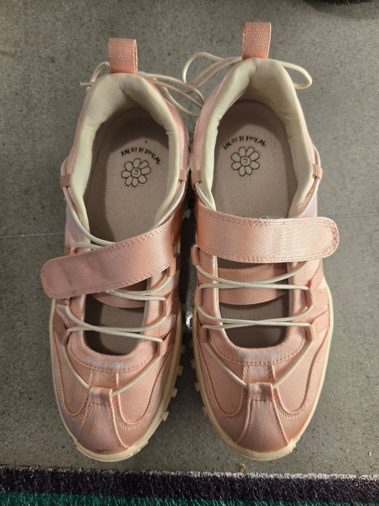MUSINSA | WACKY WILLY Flory Mary Jane Sneakers Pink