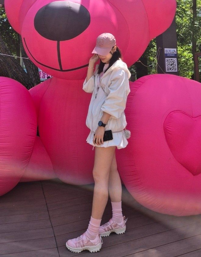 MUSINSA | WACKY WILLY Flory Mary Jane Sneakers Pink