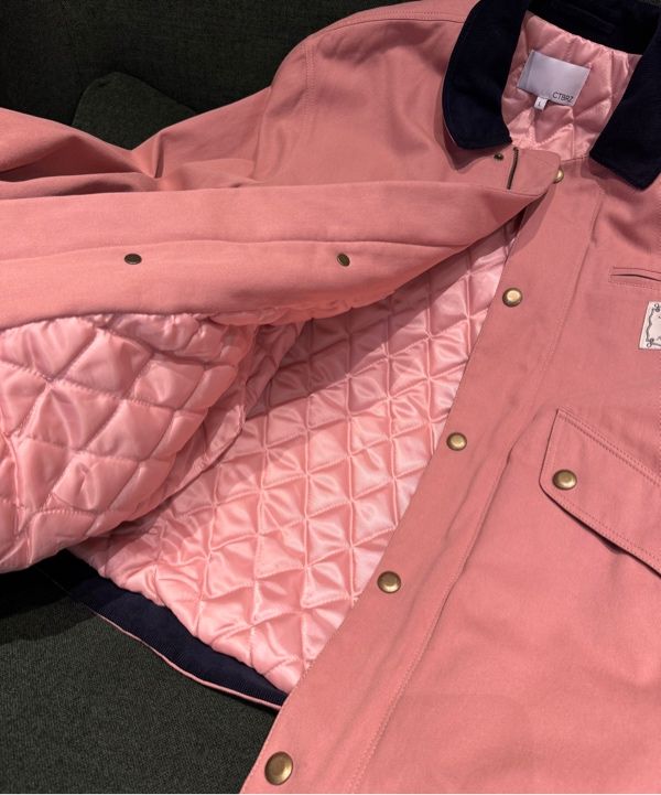 ジャケット citybreeze Cotton work jacket_PINK MUSINSA | CITYBREEZE UNISEX Cotton Work Jacket_PINK