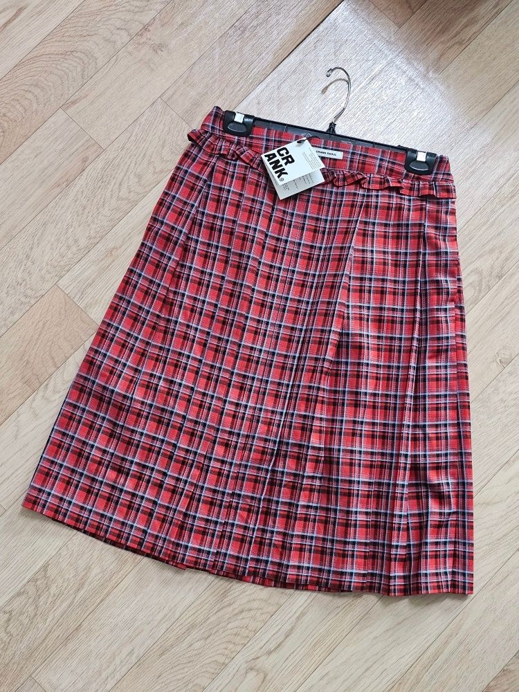 ★CRANK★CHECK FRILL MIDI SKIRT_WHITE★正規品/韓国直送料込 MUSINSA | CRANK Check frill midi skirt_white