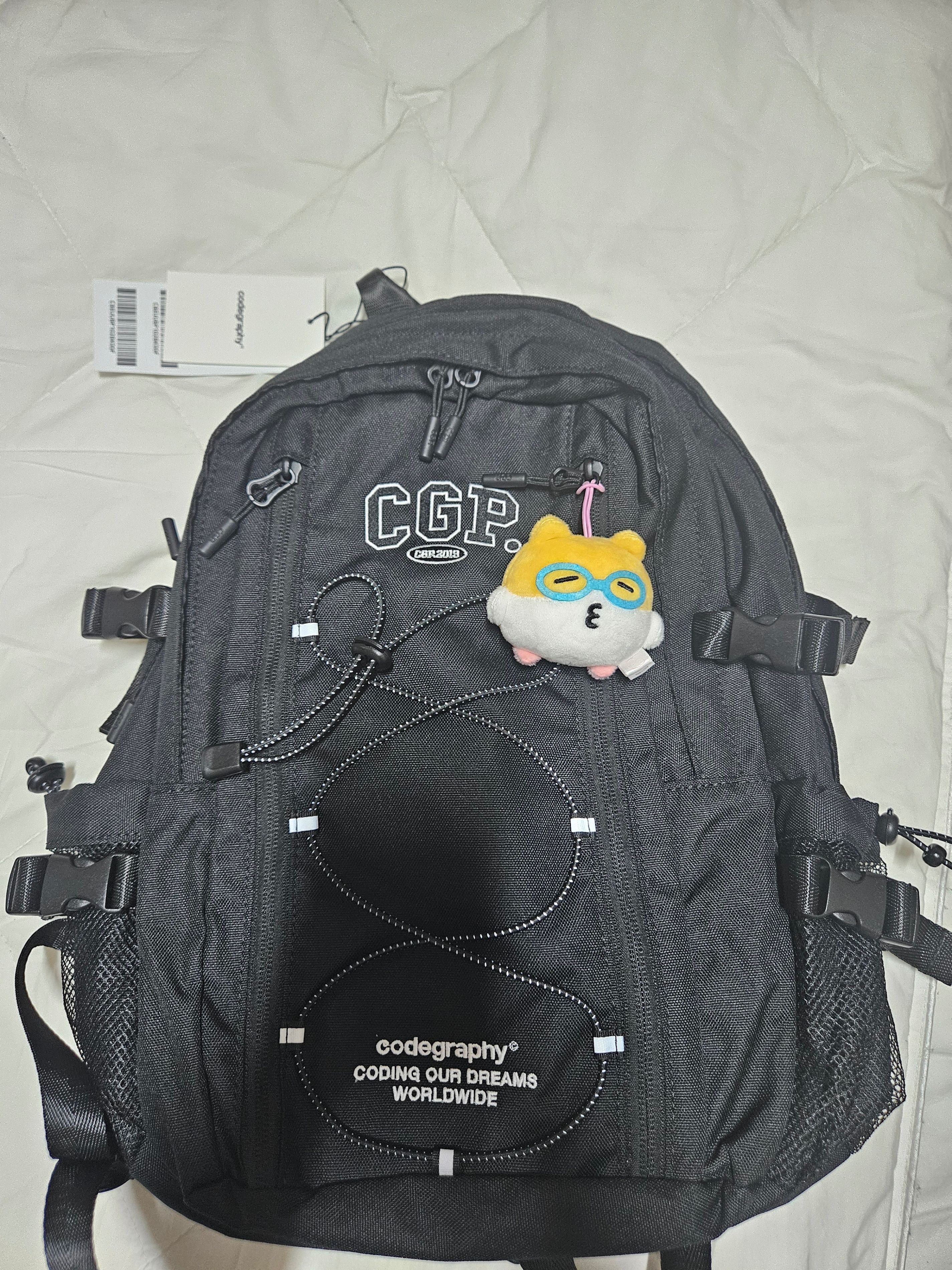 MUSINSA公式 | Codegraphy CGP Arch Logo Backpack (M)_Black