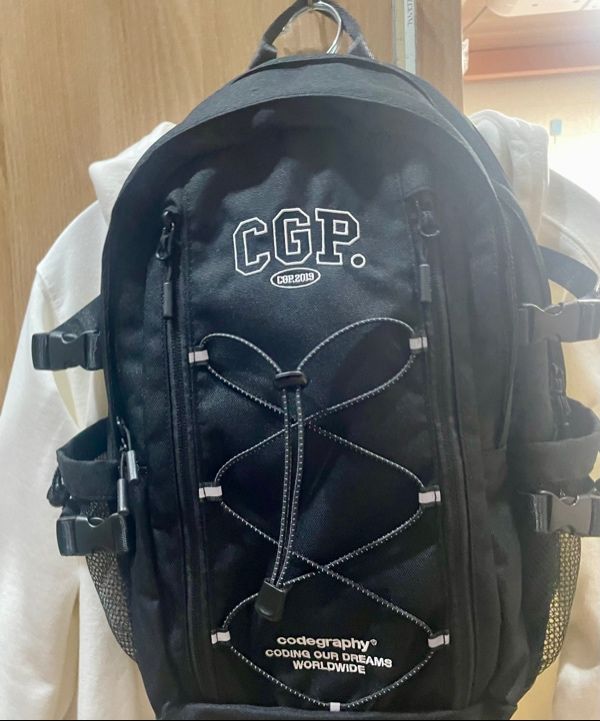 MUSINSA公式 | Codegraphy CGP Arch Logo Backpack (M)_Black