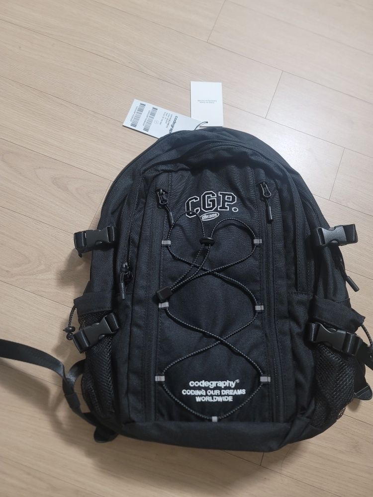 MUSINSA公式 | Codegraphy CGP Arch Logo Backpack (M)_Black