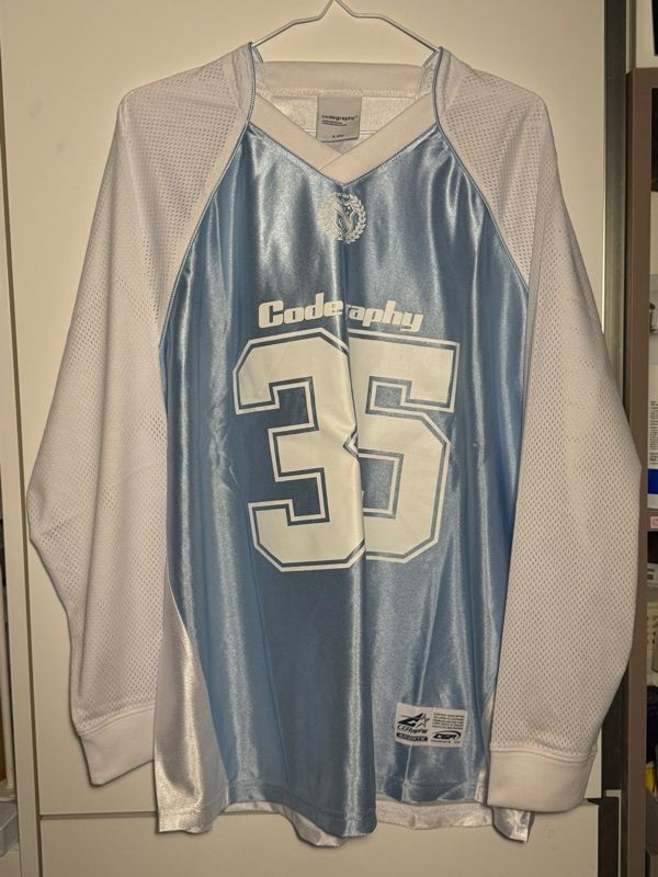 MUSINSA | Codegraphy Sports Color Block Mesh Jersey Long