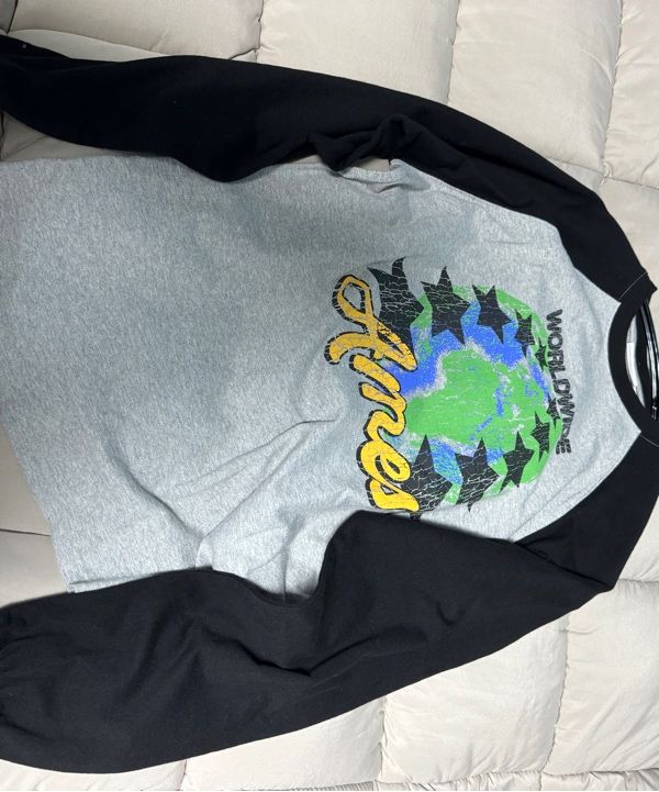 ★AMES-WORLDWIDE★VINTAGE EARTH GRAPHIC LS TEE CREAM★正規品 MUSINSA公式 | AMES-WORLDWIDE VINTAGE EARTH GRAPHIC LS TEE CREAM